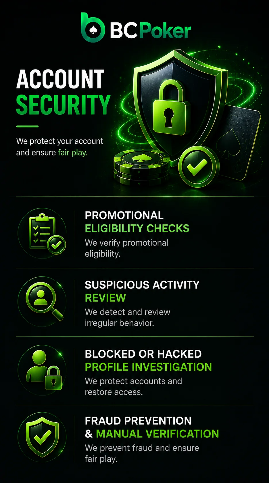 BC Poker exclusive benefits with deposit offers, VIP rewards and referral perks.